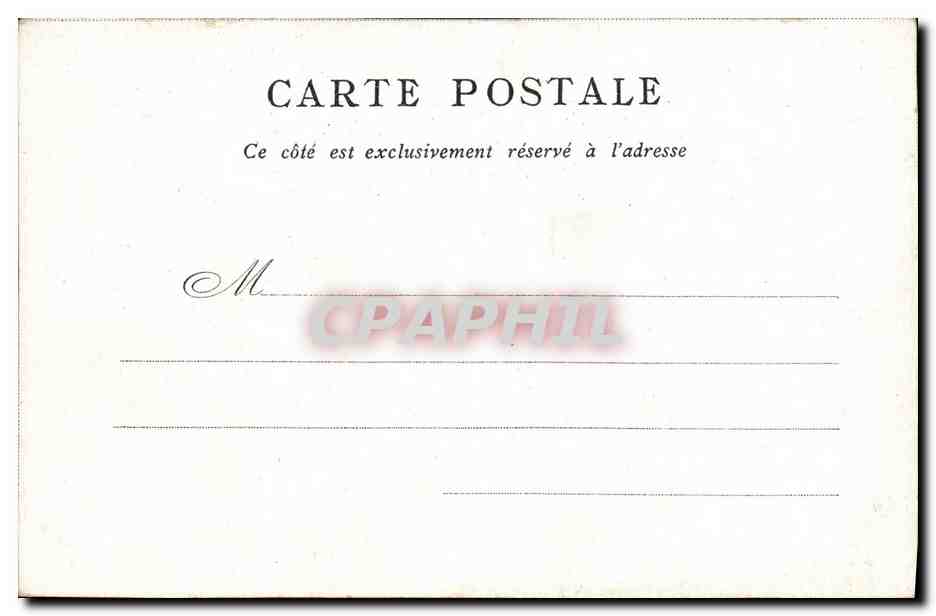 CPA Institut Edite par le Bon Marche Paris  — Rückseite