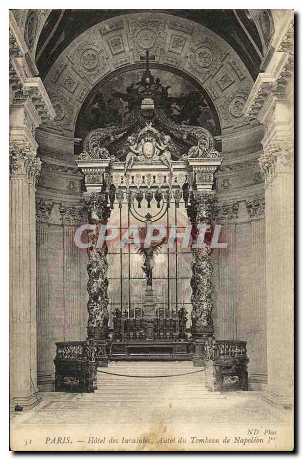CPA Paris Hotel des Invalides Autel du Tombeau de Napoleon l