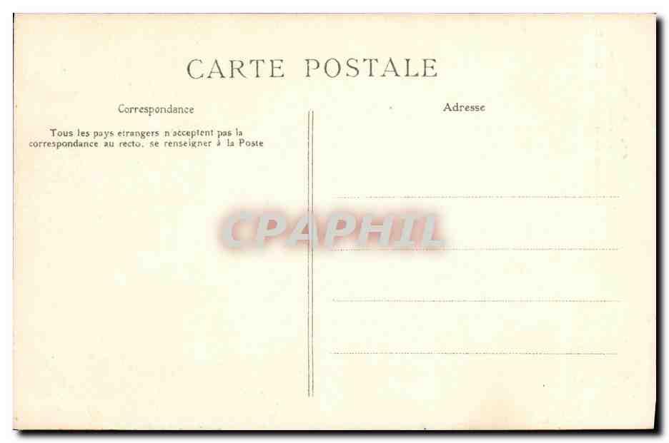 CPA Paris La Chapelle Commemorative du Bazar de la Charite — Rückseite