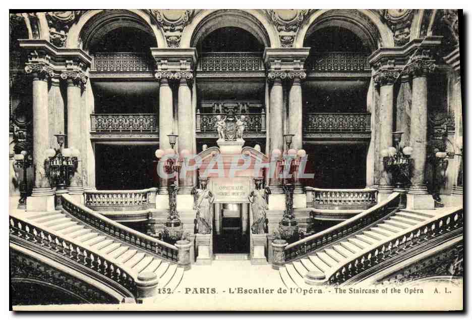 CPA Paris L Escalier de l Opera 