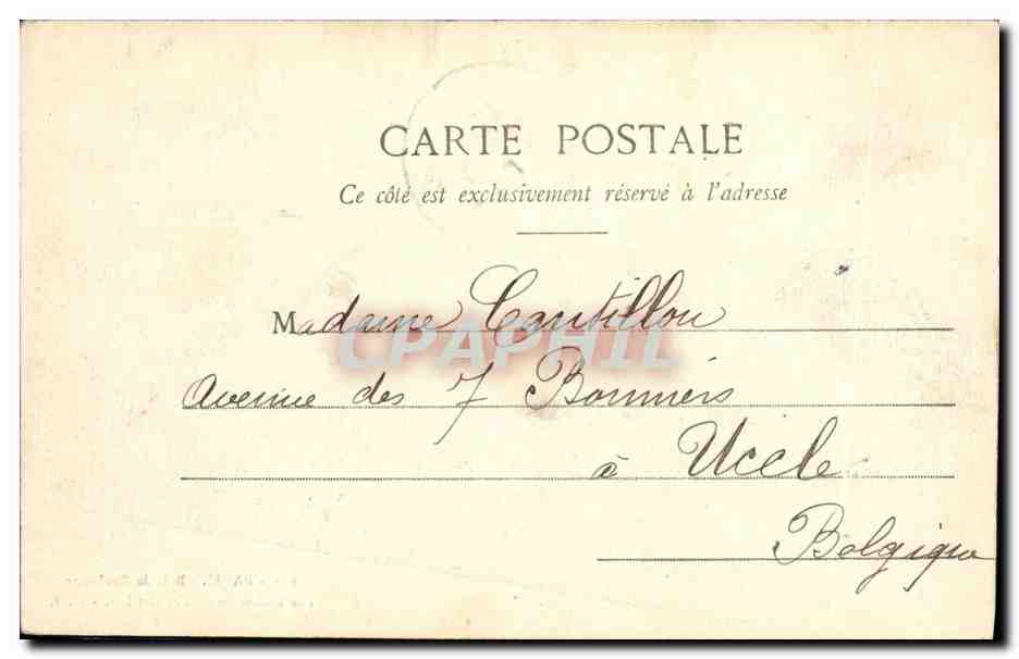 CPA Paris Bois de Boulogne Vue interieure du Pre Catelan — Rückseite