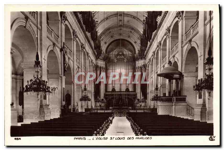 CPA Paris l Eglise St Louis des Invalides