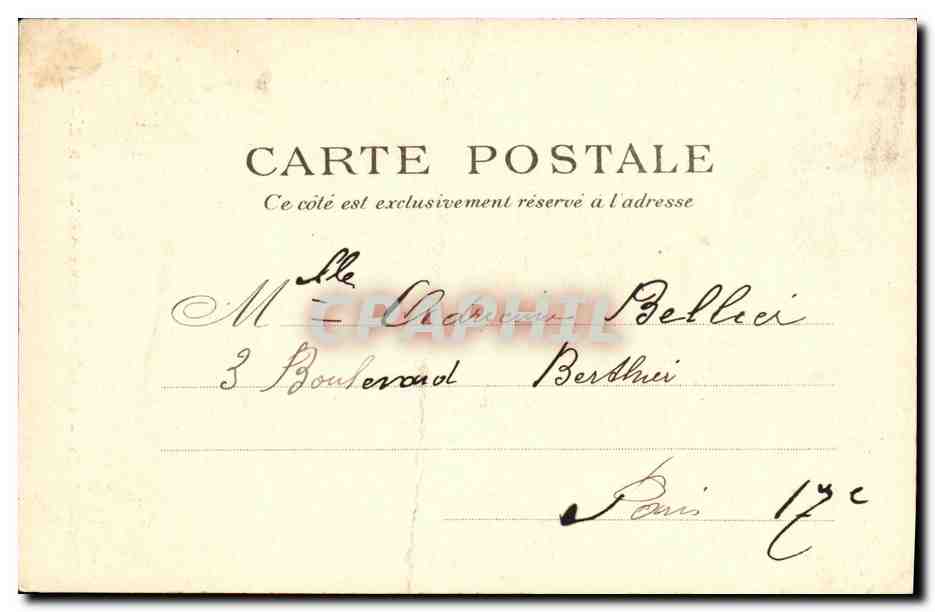 CPA Paris La Fonatine Saint Michel — Rückseite