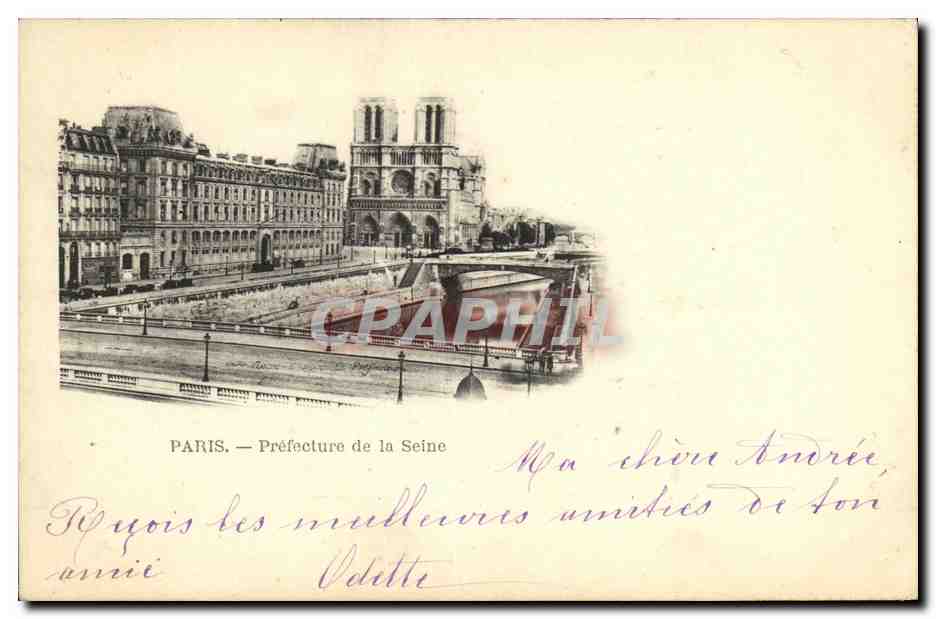 CPA Paris Prefecture de la Seine Notre Dame