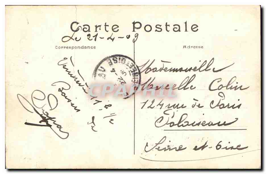 CPA Paris Eglise St Clothilde — Verso