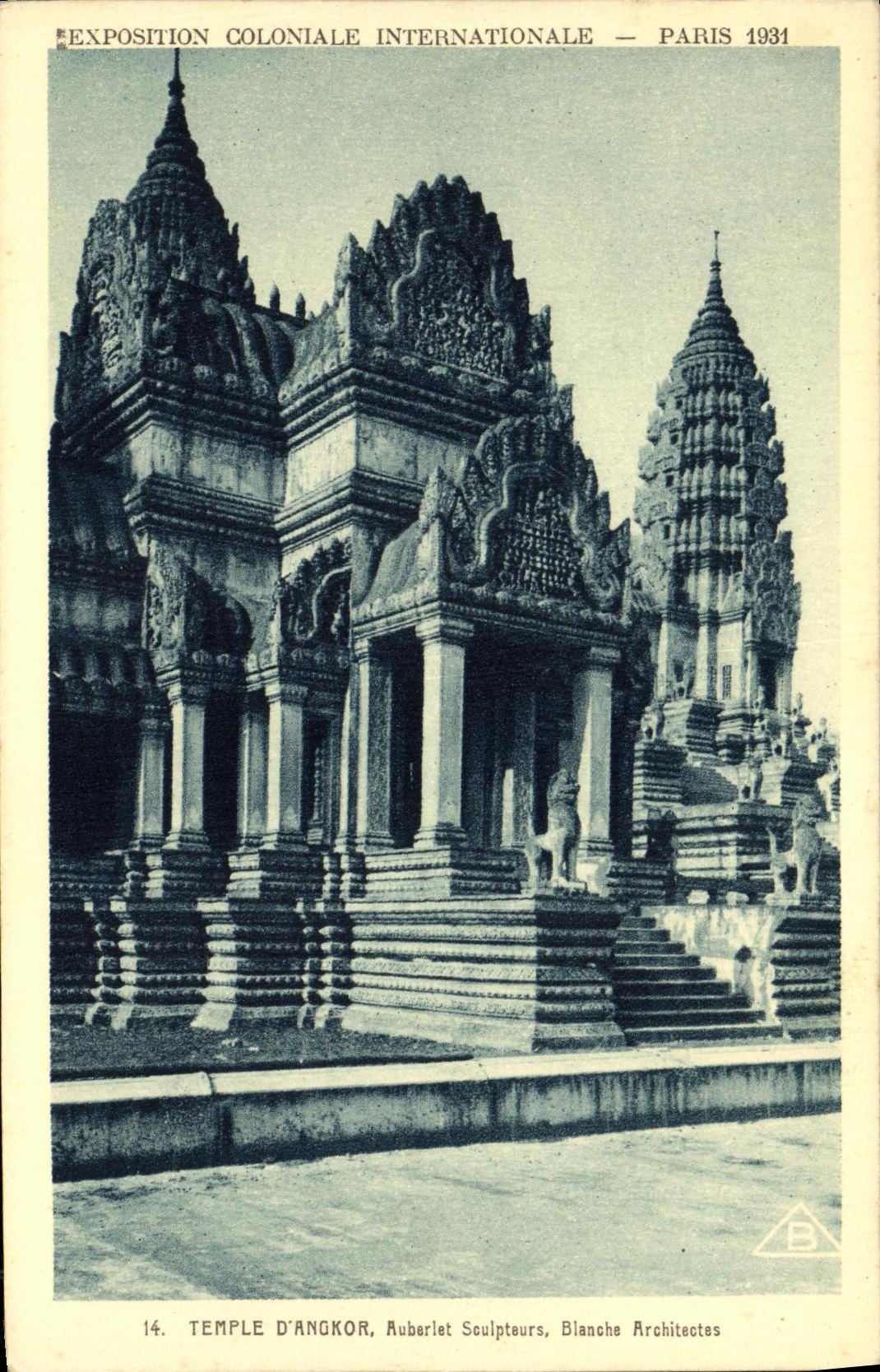 Tempel von Angkor — Internationale Kolonialausstellung — Paris 1931