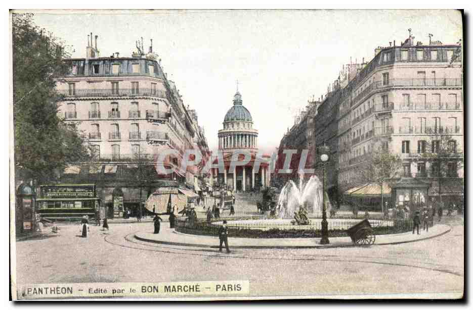 Pantheon — Place du Panthéon — Verlag Le Bon Marché — Paris
