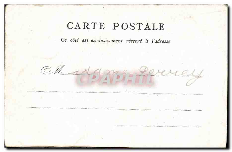 Pantheon — Place du Panthéon — Verlag Le Bon Marché — Paris — Rückseite