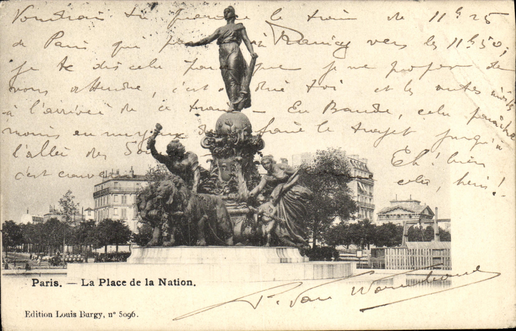 CPA Paris La Place de la Nation