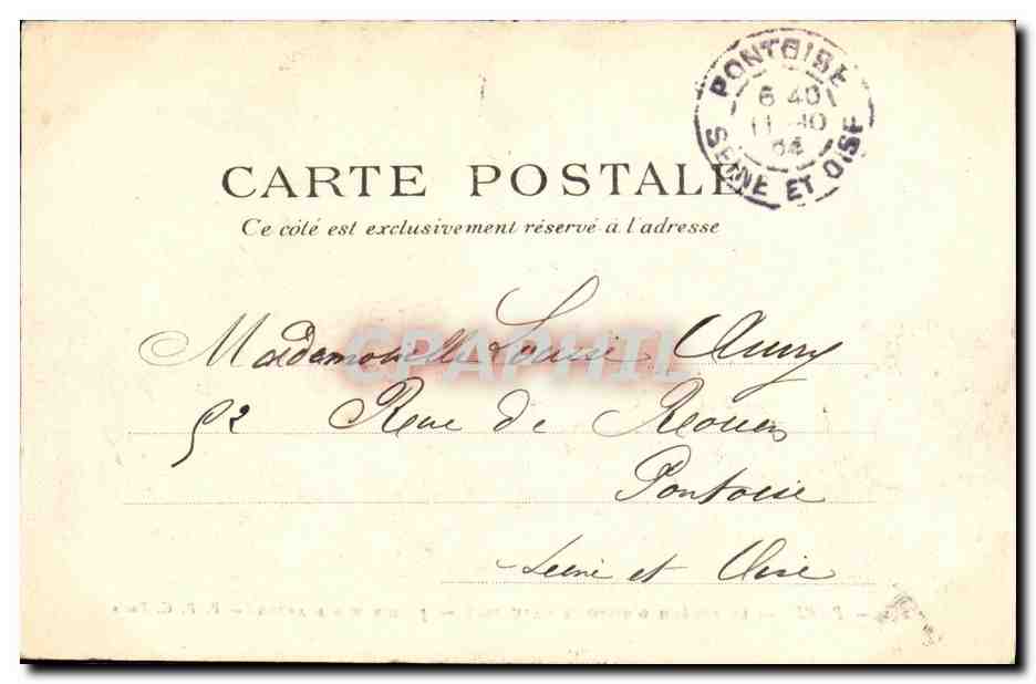 CPA Paris Museum d histoire naturelle Jardin des plantes — Rückseite