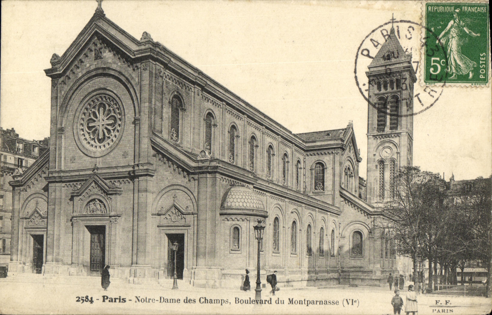 CPA Paris Notre Dame des Champs Boulevard du Montparnasse