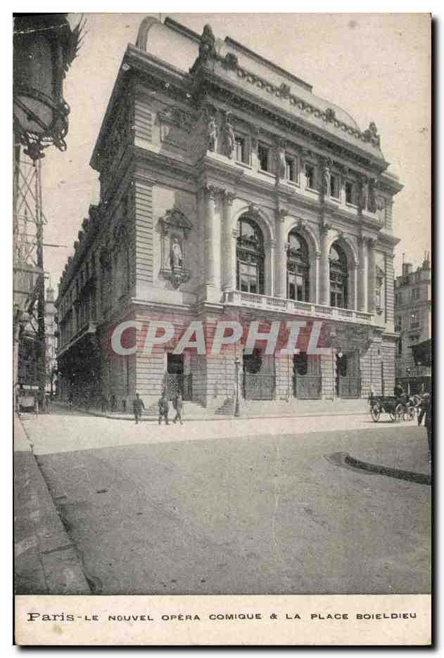 CPA Paris Le Nouvel Opera Comique La Plage Boieldieu
