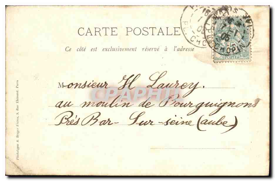 CPA Lycee Janson Rue de la Pompe Paris Infirmerie — Rückseite
