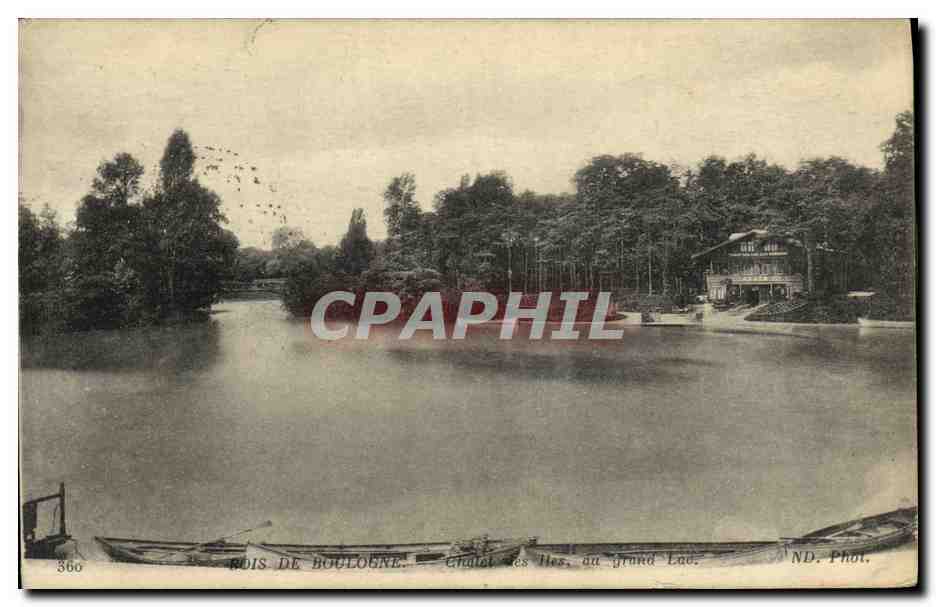 CPA Bois de Boulogne Paris