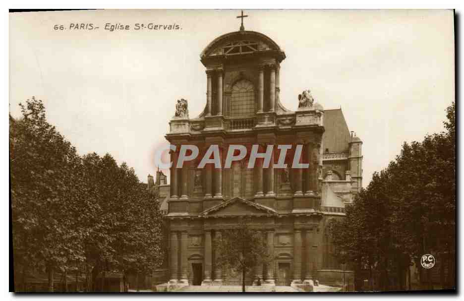 CPA Paris Eglise St Gervais