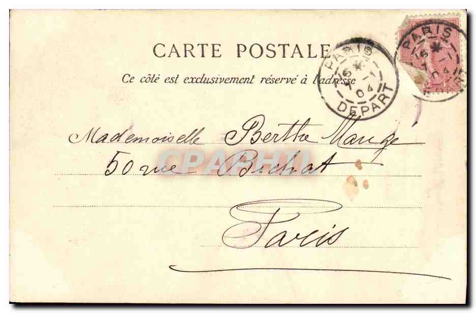 CPA Paris Saint Jacques du Haut Pas — Rückseite