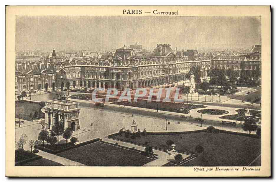 CPA Paris Carrousel Louvre