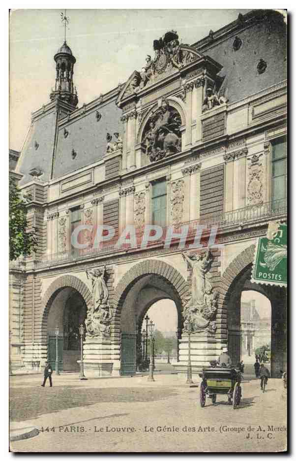 CPA Paris Le Louvre Le Genre des Arts