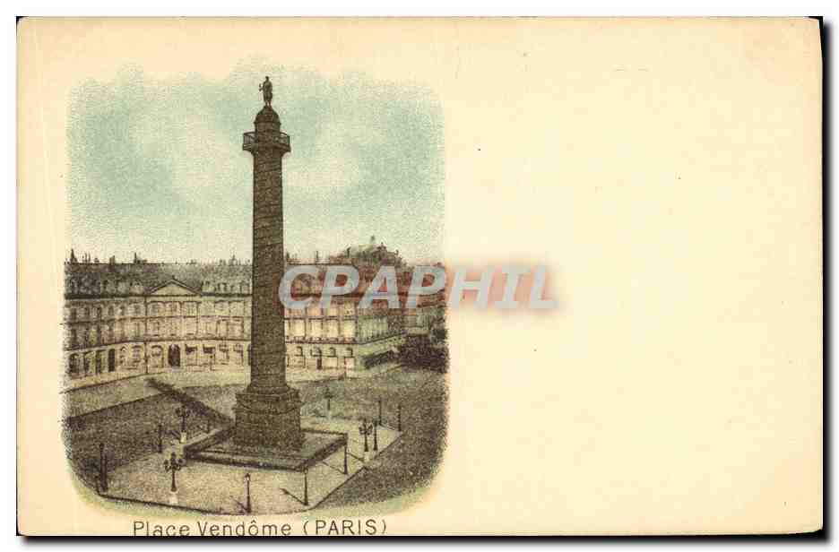 CPA Place Vendome Paris 
