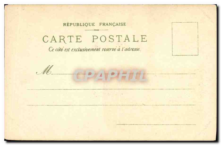 CPA Place Vendome Paris  — Rückseite