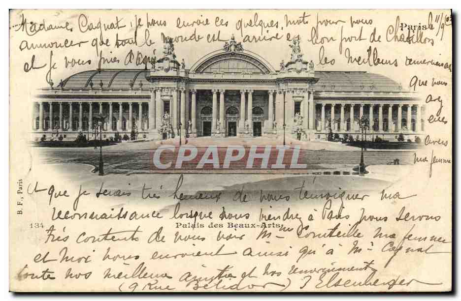 CPA Paris Palais des Beaux Arts