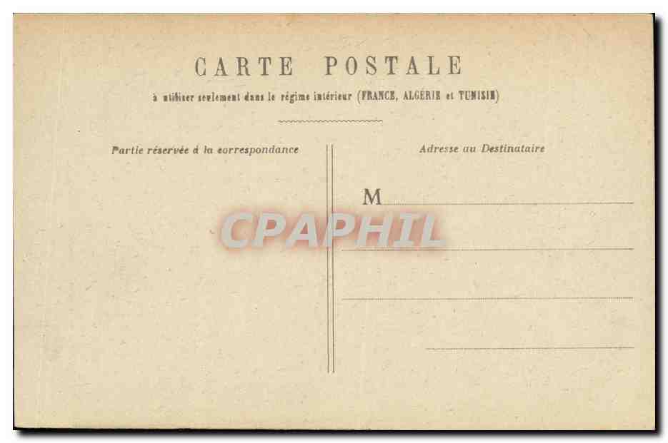 CPA Paris Palais de la Legion d Honneur — Rückseite
