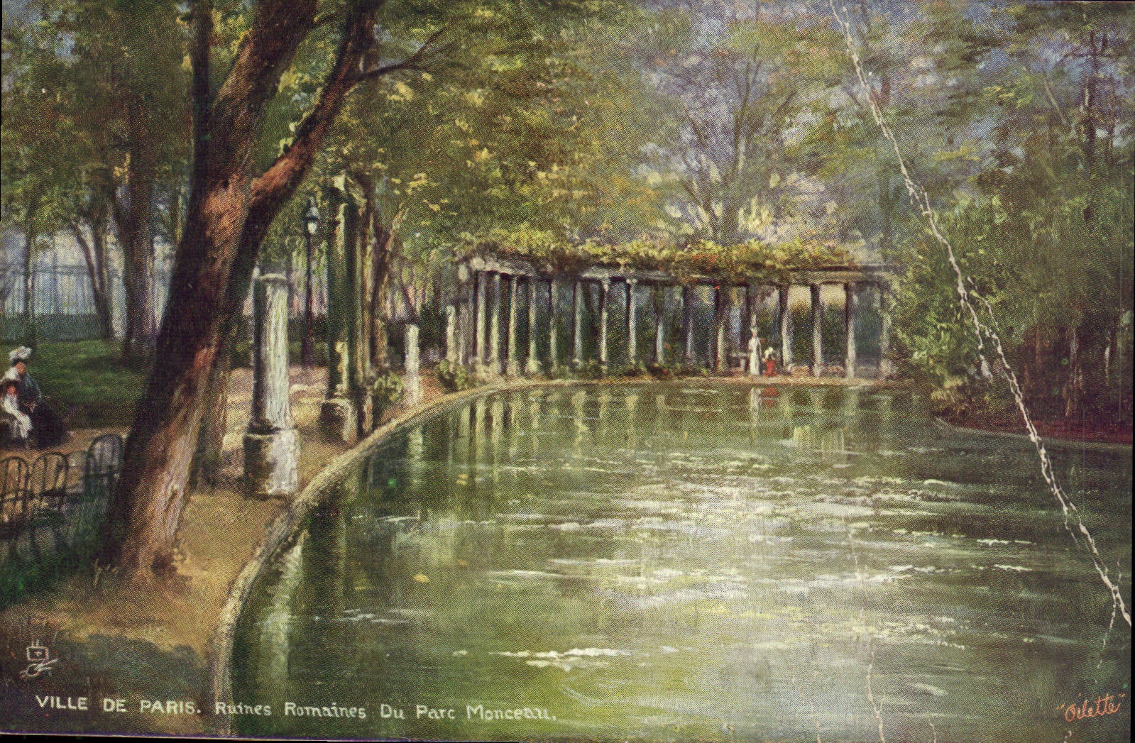 Ruines Romaines Du Parc Monceau — Ville de Paris — éditeur Tuck, série 387