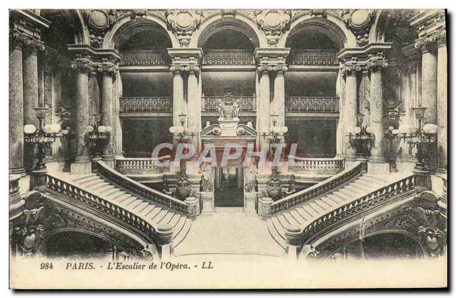 CPA Paris L Escalier de l Opera