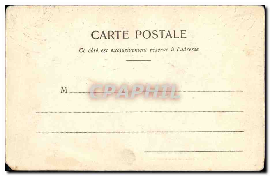 CPA Hotel de Ville de Paris Cabinet du President du Conseil General  — Verso
