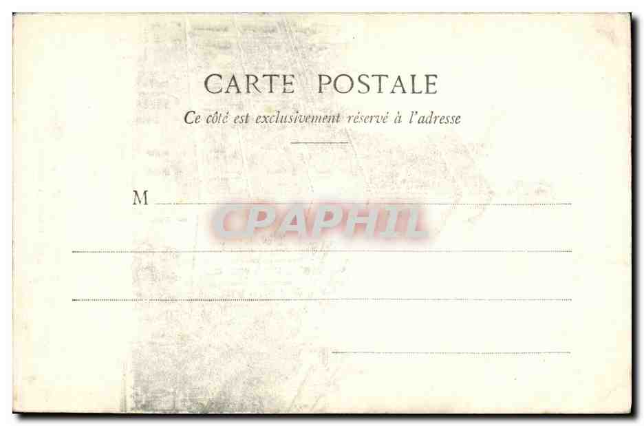 CPA Paris La Tour de l Horloge au Palais de Justice — Verso