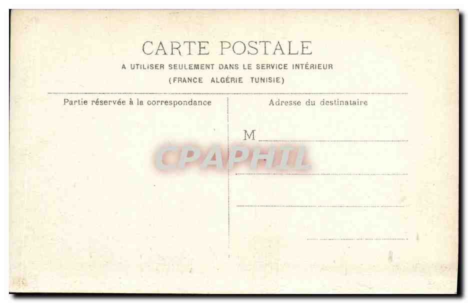 CPA Paris Tour St Jacoues — Verso