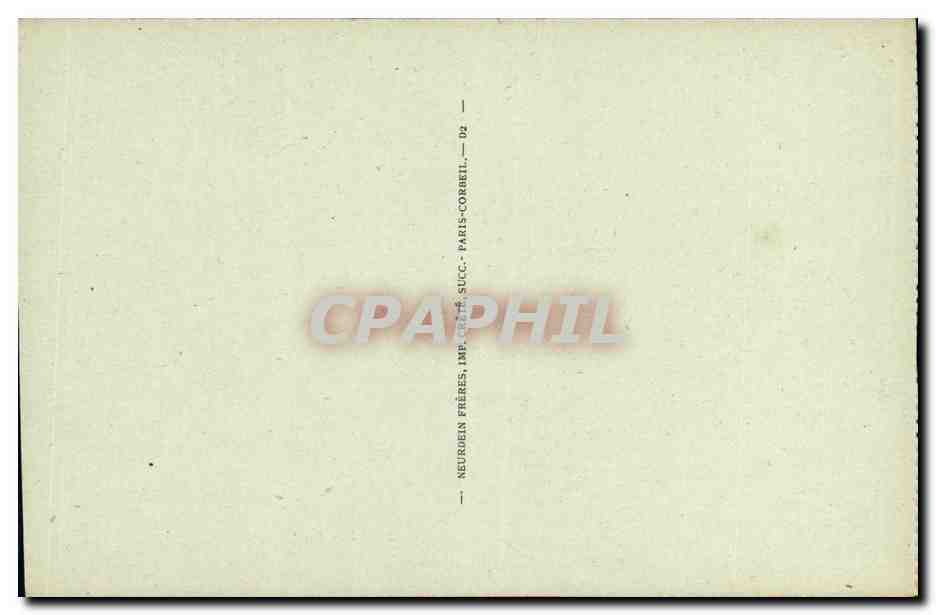 CPA Paris Notre Dame Chimeres Diable — Verso