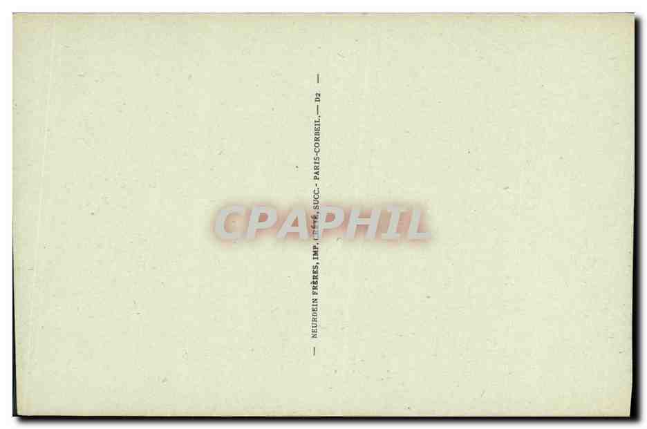 CPA Paris Notre Dame Gargouilles — Verso