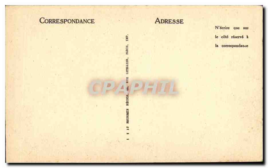 CPA Paris St Germain L Auxerrois Detail Des Porches — Rückseite