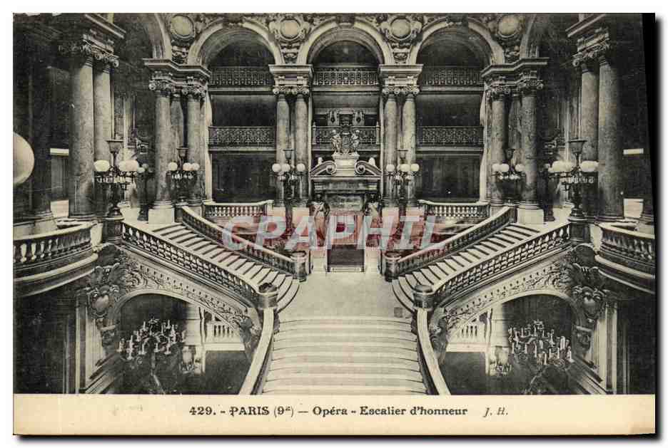 CPA Paris Opera Escalier d honneur