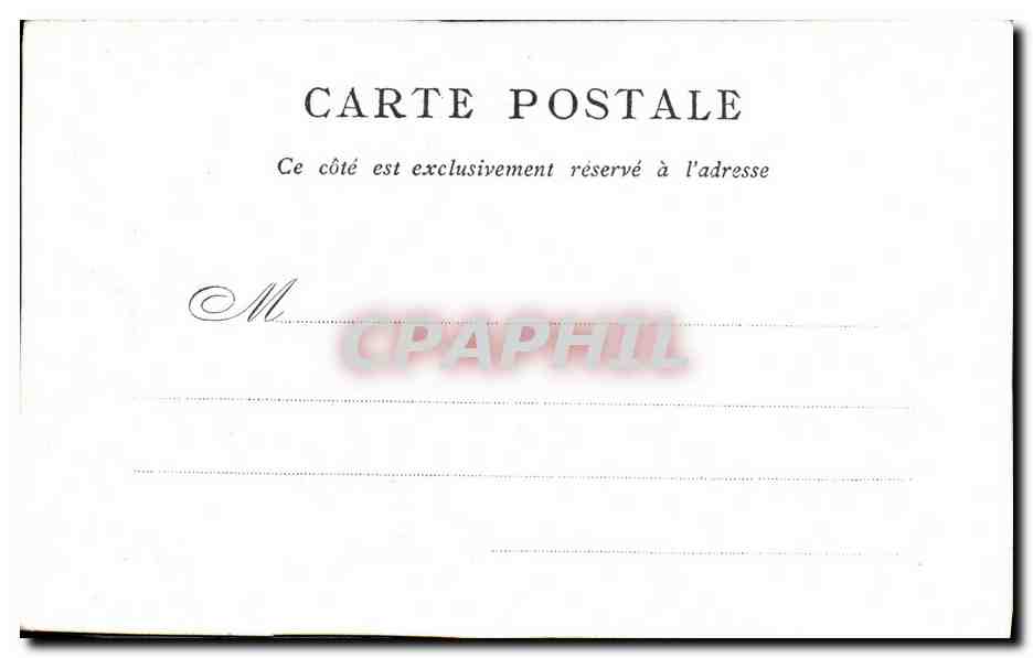 CPA Place de la Concorde Edite par le Bon Marche Paris — Rückseite