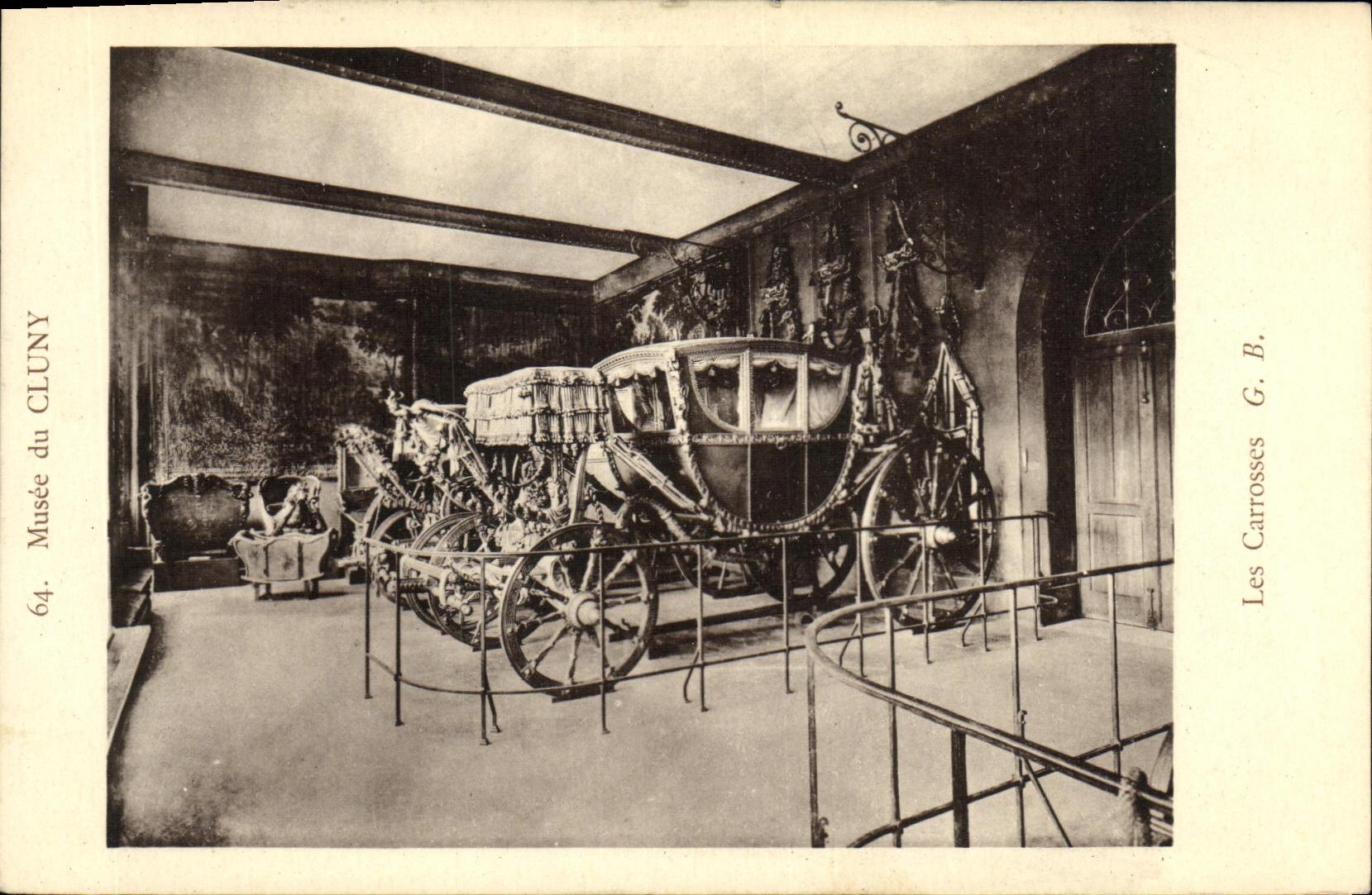 CPA Musee du Cluny Les Carrosses Paris 