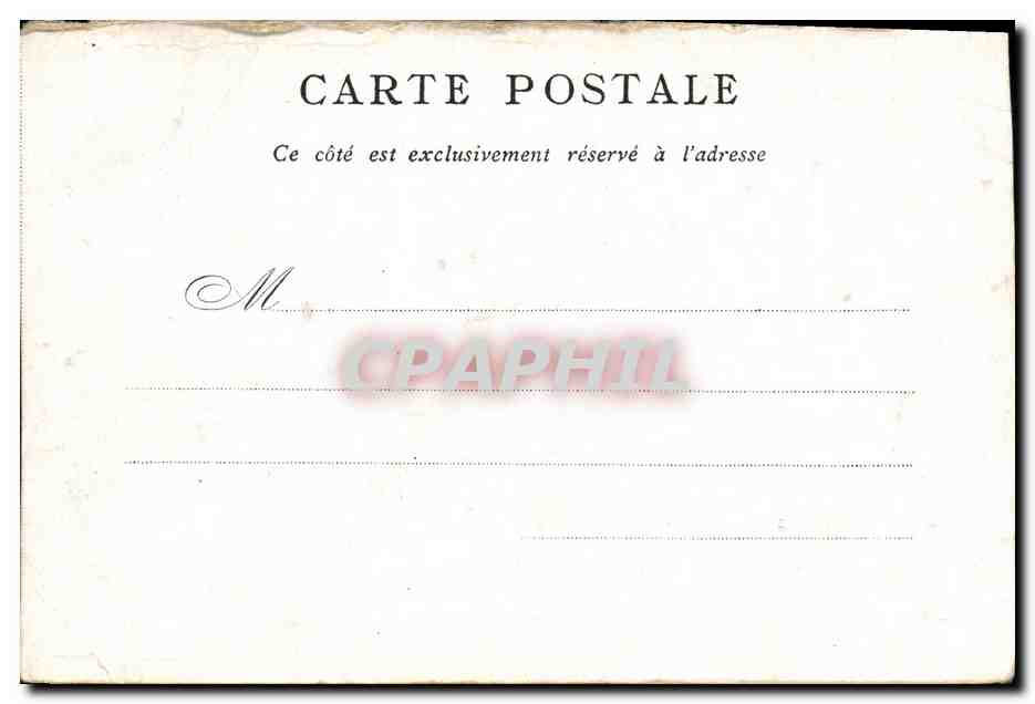 CPA Palais de Justice Edite par le Bon Marche Paris  — Verso