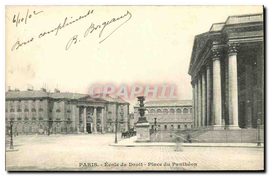 CPA Paris Ecole de Droit Place du Pantheon