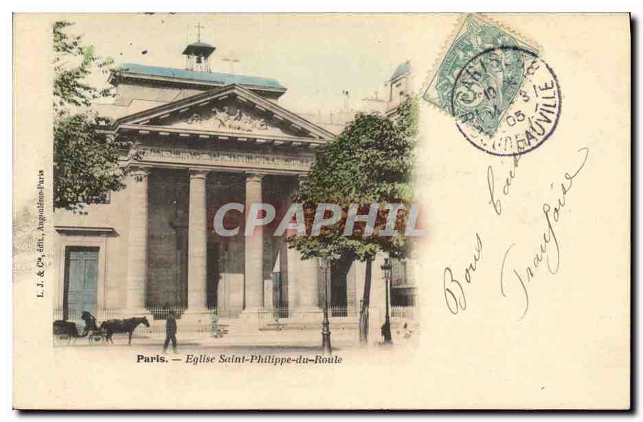 CPA Paris Eglise Saint Philippe du Roule