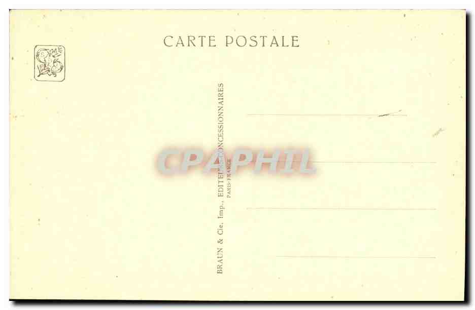 CPA Exposition Coloniale Internationale Paris Palais des Etats du Levant Patio — Verso
