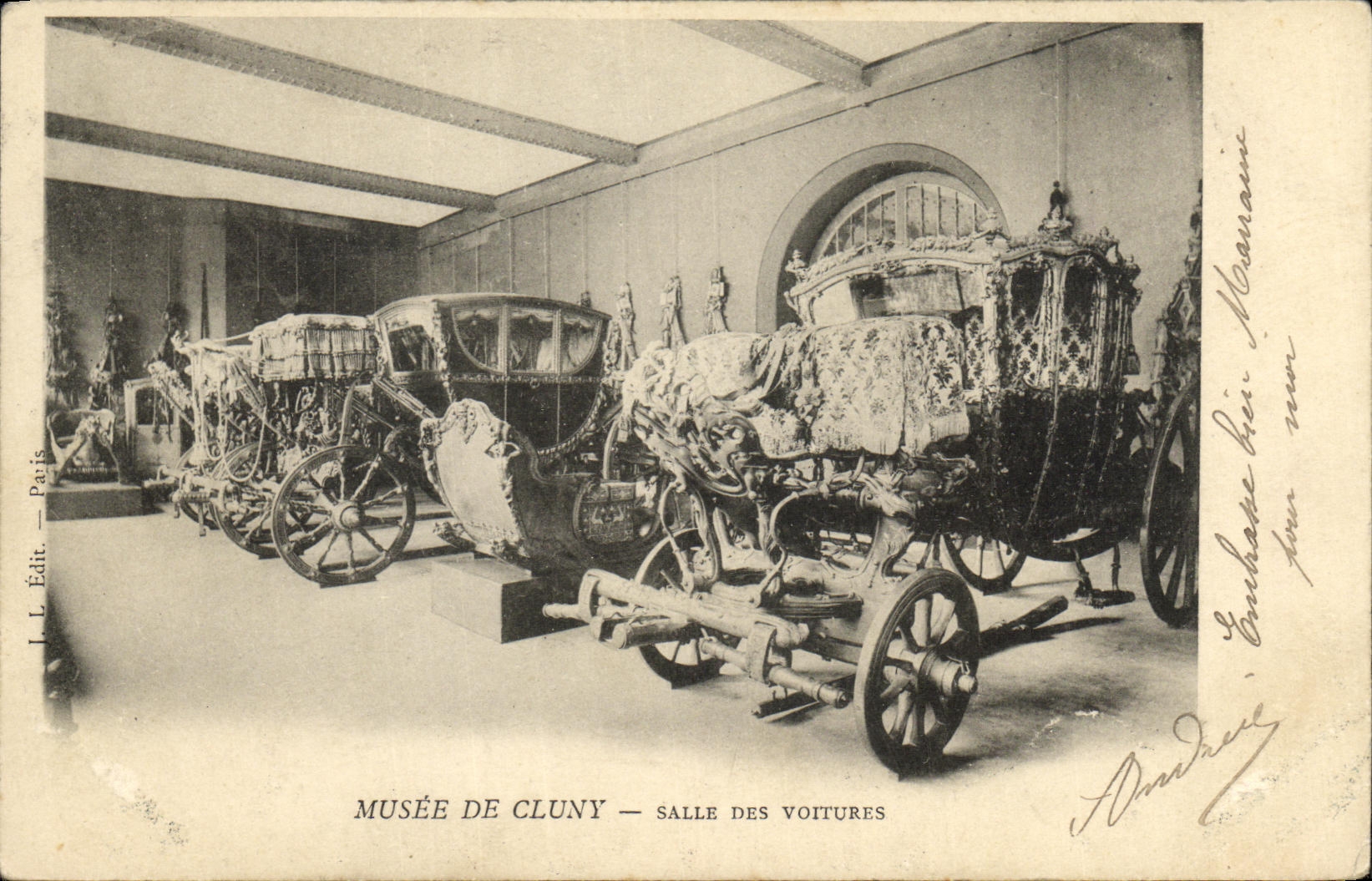 CPA Musee de Cluny Salle des Voitures Paris 
