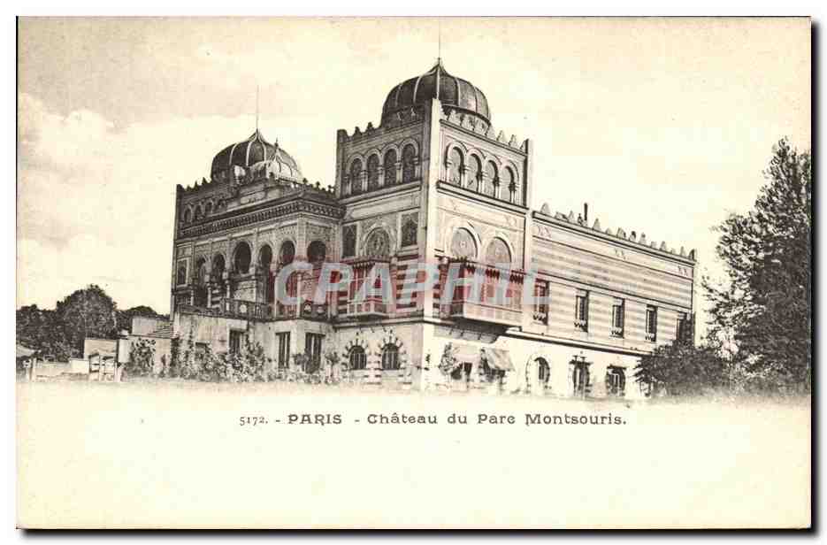 CPA Paris Chateau du Parc Montsouris