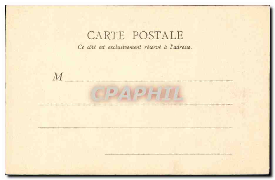 CPA Paris Monument Victor Hugo — Verso