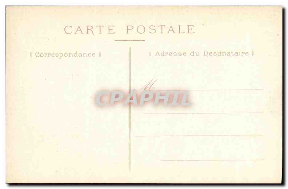 CPA Paris Cascade du Bois Boulogne — Verso