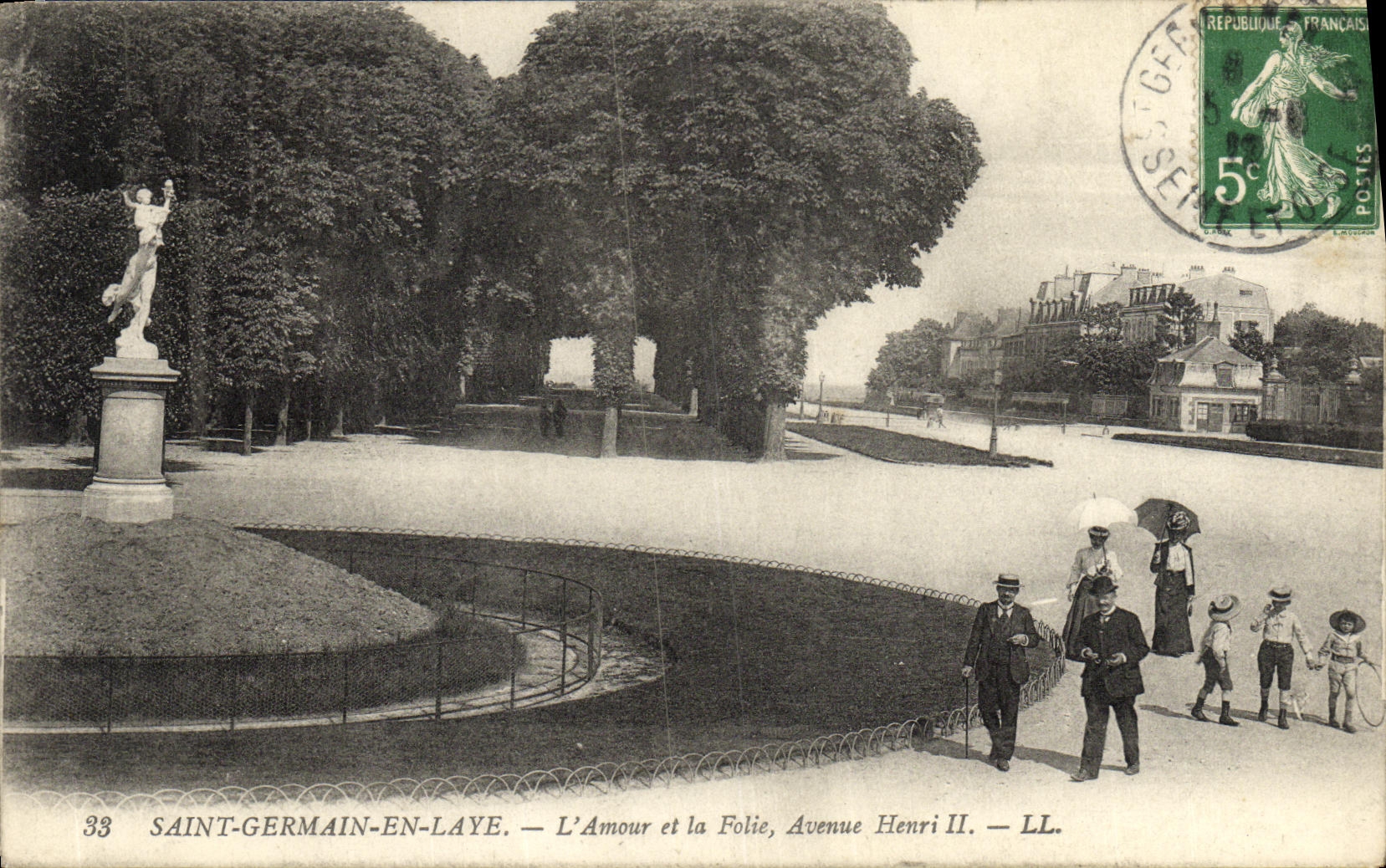 Saint-Germain-en-Laye — L'Amour et la Folie, Avenue Henri II — LL. n°33