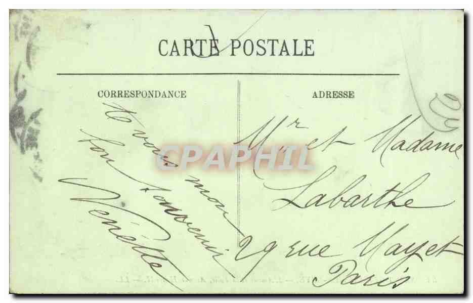 Saint-Germain-en-Laye — L'Amour et la Folie, Avenue Henri II — LL. n°33 — Verso