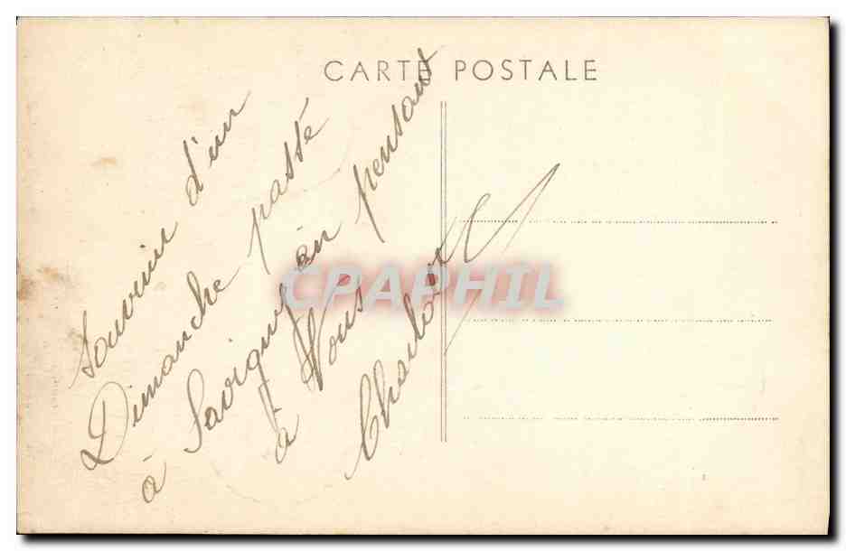 CPA Savigny sur Orge L Orge Un soir d ete — Rückseite
