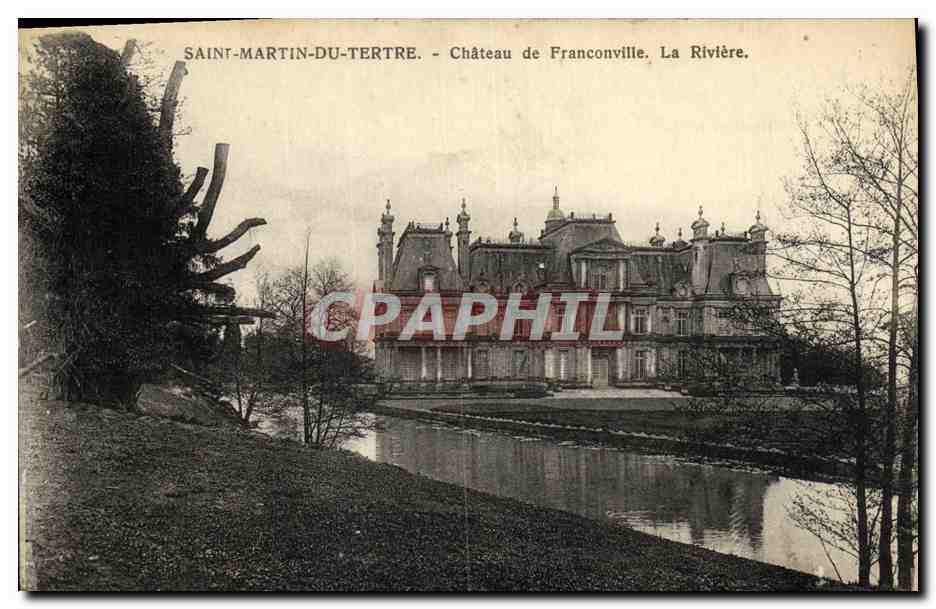 CPA Saint Martin Du Tertre Chateau de Franconville La Riviere