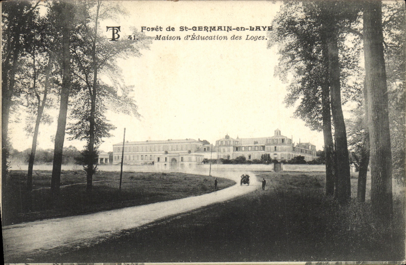 CPA Foret de St Germain en Laye Maison d education des loges